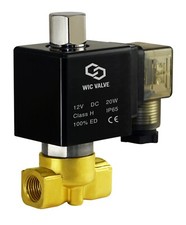 1/4 Inch Normally Open Brass Electric Fast Re...
