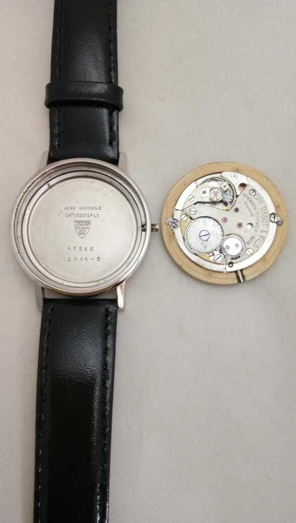 Vintage TISSOT Seastar Seven 781-1 Winding Swiss Men's watch GRAY