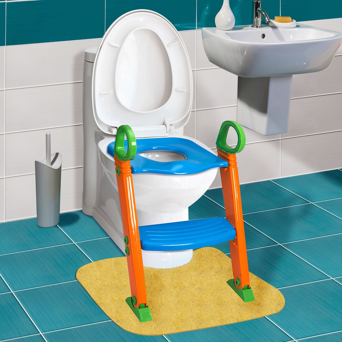 Kids Potty Training Seat with Step Stool Ladder for Child Toddler Toilet Chair 840345108746| eBay