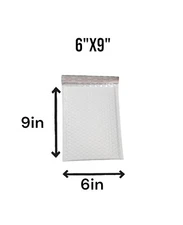 Poly Bubble Mailers Padded Envelopes With Self Sealing Strip 6x9in