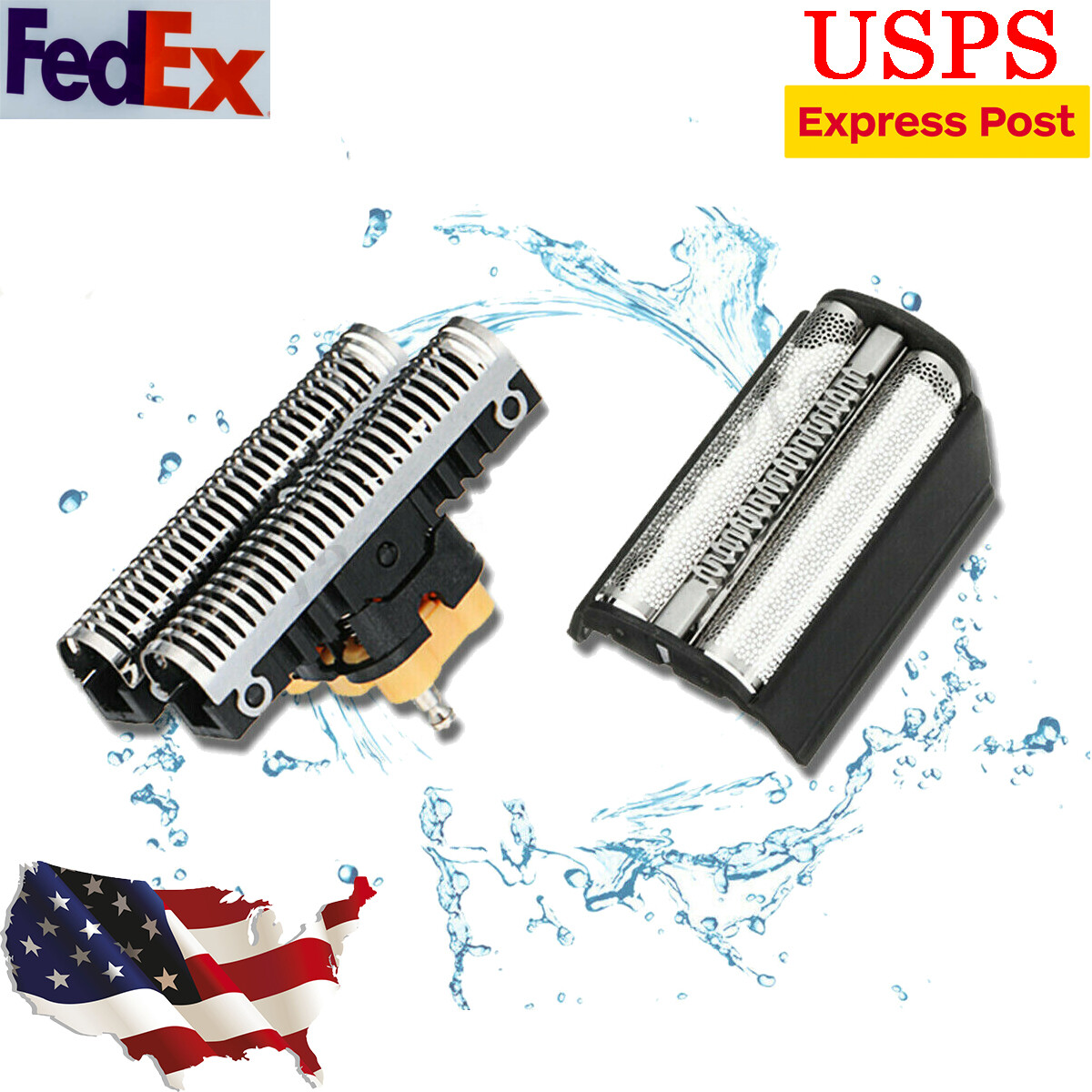 Head Foil & Cutter For Braun 51b 8985 8995 Wfs1 Wfs2 530 550 590 Series 5