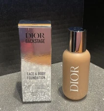DIOR ~ Backstage Face & Body Foundation ~ #4W0 ~ 1.7oz ~ NIB