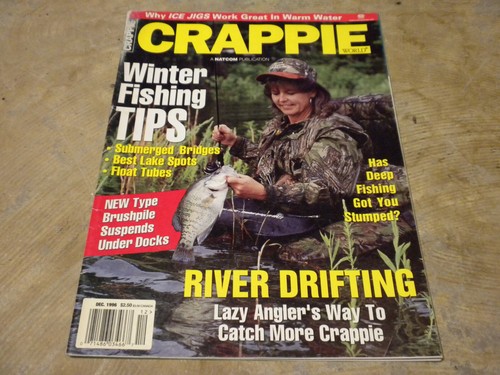 Crappie World December 1996 Magazine - Winter Fishing Tips - River Drifting - Foto 1 di 3