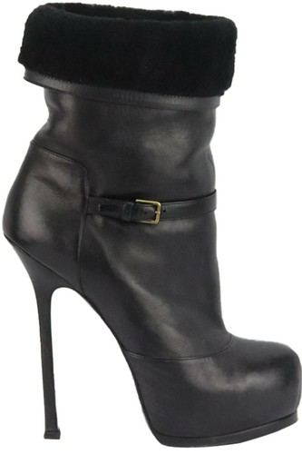 fur lined leather ankle boots uk