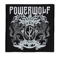 Powerwolf Crest Sew On Patch German Power Heavy Metal Music Band Logo