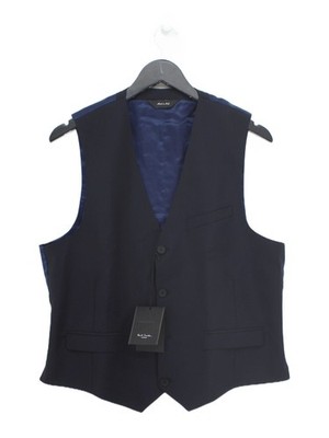 Paul Smith Men's Coat Chest: 42 in Blue Wool New with tags
