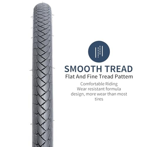 2-PCS 27" Bike Tires 27X1 1/4/32-630 Compatible with Road Bike Qty 2 Tires - Picture 4 of 8