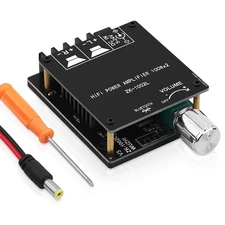 ZK-1002L 200W Audio Power Amplifier Board with Bluetooth and AUX Inputs, 2.0 ...