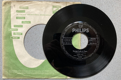 7'': Frankie Laine/Miller, Strange Lady In Town / Cool Water, Philips 300 524 BF