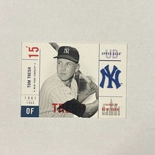 2001 Upper Deck Legends Of New York #119 Tom Tresh Yankees Card