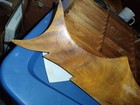 Cribbage Board Hawaiian Hardwood FISH signed Blair Hawaii MONKEY POD — photo 7