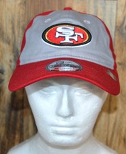 New Era NFL San Francisco 49ers Grey Red Cap - One Size