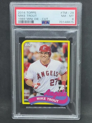 Mike Trout - 2014 Topps Baseball #TM-28 - 1989 Mini Die-Cut - PSA 9 -  LA Angels