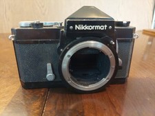 Nikon Nikkormat FT 35mm SLR Film Camera Body Only Black Body Parts Only