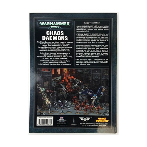 GW Warhammer 40K Codex Chaos Daemons (4th Ed) EX - 第 2/2 張圖片