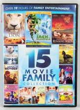 15 Movie Family Collection 2017 DVD Free Shipping