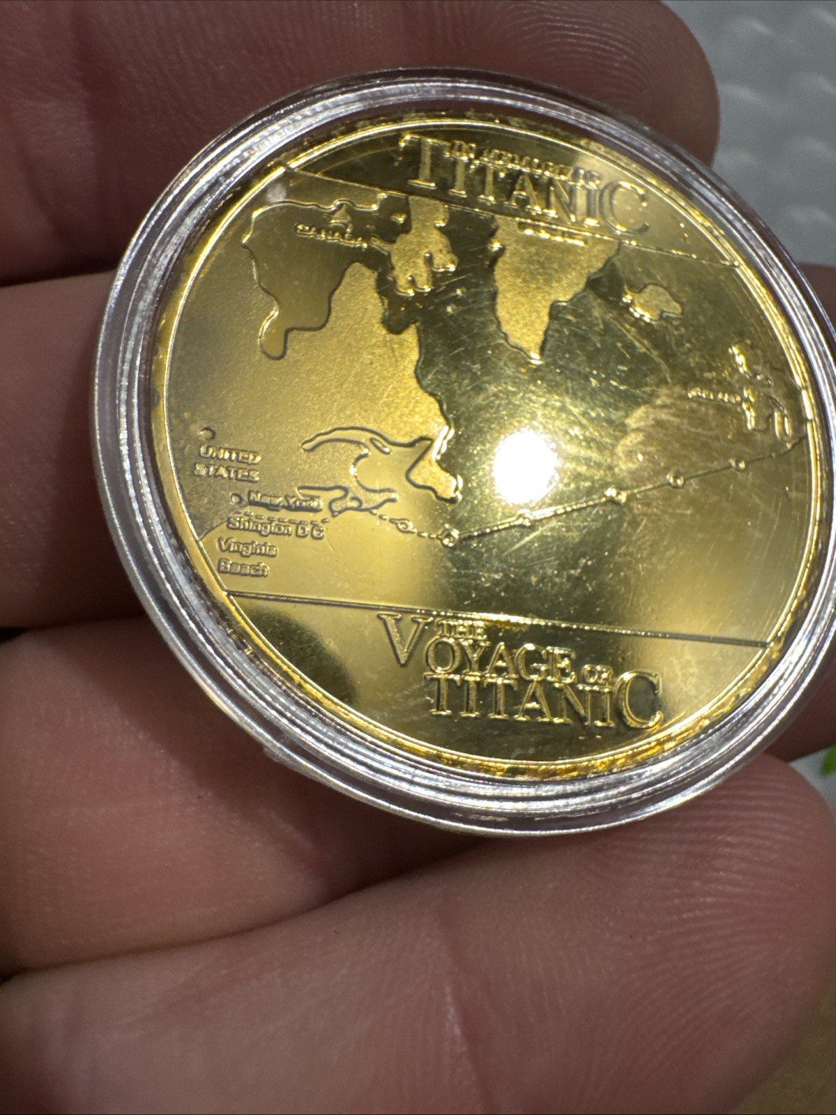 Titanic Challenge Coin Historical Commemorative Collector RMS Boat Navy Ship