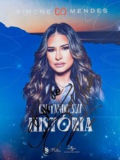 Simone Mendes - Autografo originale di persona su foto