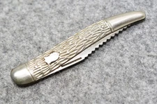 Imperial PROV. R.I. U.S.A. silver Handled Fishing Knife 4-1/4" closed