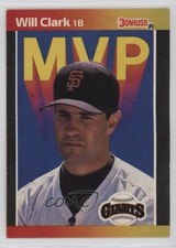 1989 Donruss MVP Will Clark #BC-22 0f3j