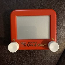 Pocket Etch A Sketch. Ohio Art. 4.25"x3.75". Super Unique