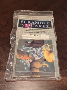 Scramble Squares Wolves Puzzle 9 Square Pieces