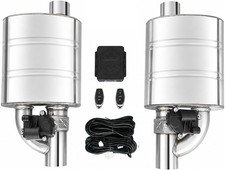 2.5 Valved Muffler Exhaust With Muffler Cat Back Exhaust System Kit