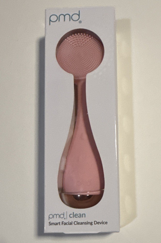 PMD Beauty - Clean Facial Cleansing Device - Blush - open box unused tested