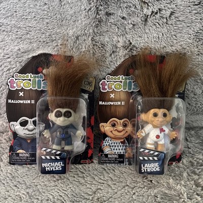 Good Luck Trolls x Halloween II Icons Michael Myers & Laurie Strode 2-Pack Fig