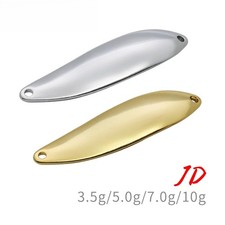 Unpainted Blank Spoon Fishing Lures Trout Pike Blinkers Brass Bauble Hard Lures