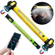 Under Hood Work Light Bar 3000LM LED Magnetic Light Bar with Hooks Rechargeable