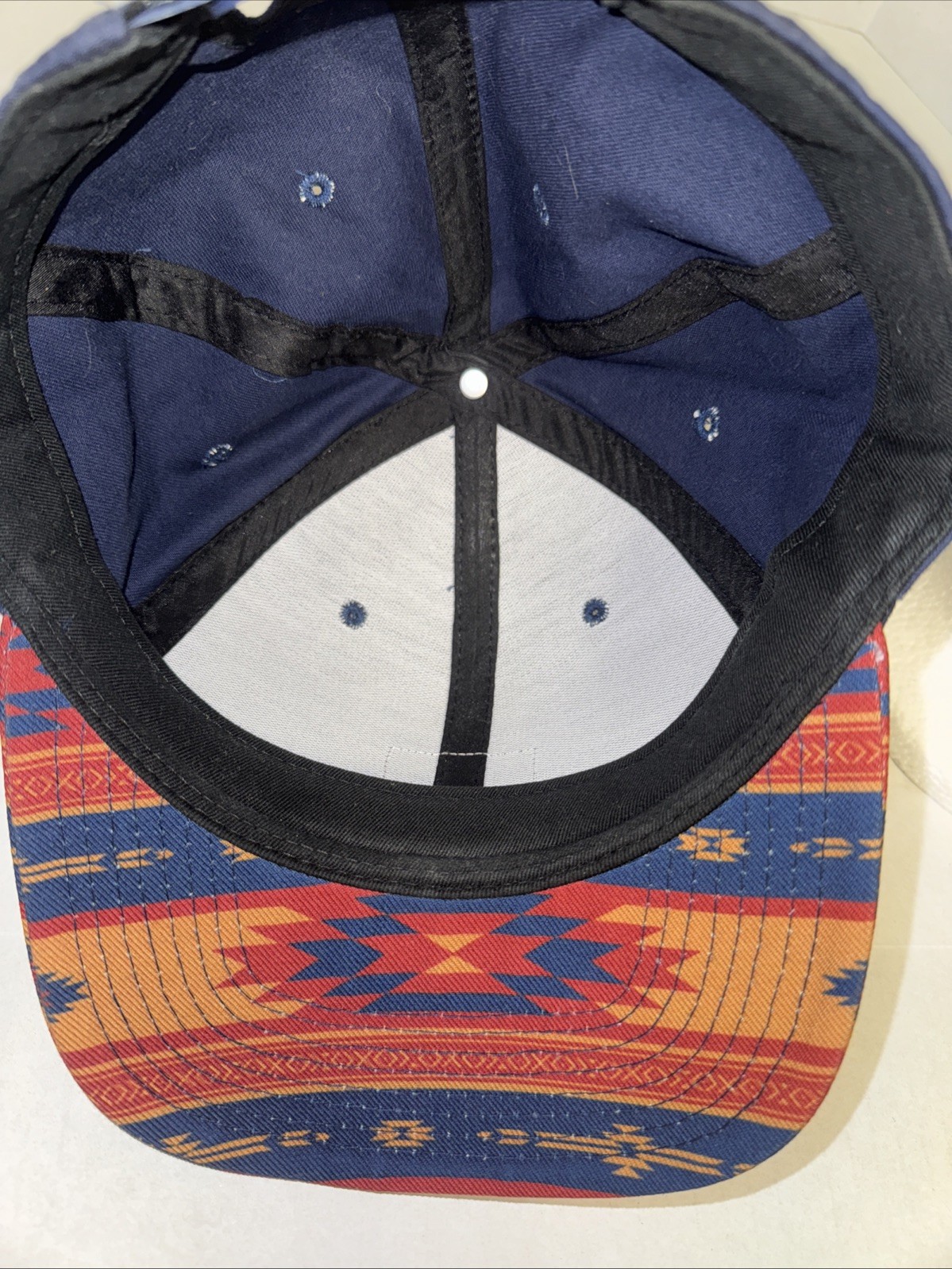 Vans Leather Patch Snapback Hat Multicolor One Si… - image 5