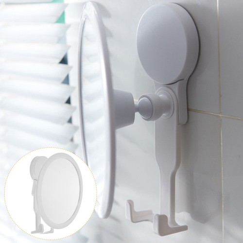 Shaving Mirror Round Man Shower Mirrors Frameless Wall Suction Cup for