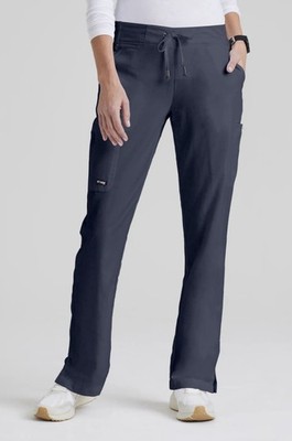 Greys Anatomy Mia Scrub Pants Steel Dark Gray Style 4277 Women's Size 2XL Cargo