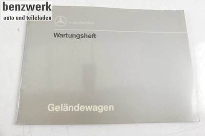 Mercedes G-Modell W463 Wartungsheft Serviceheft Checkheft NEU NOS 4635840095  