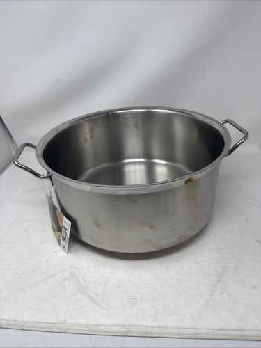 Neu mit Etikett Silga Teknika 18/10 Edelstahl 12 Quart Suppentopf Kasserolle 32 cm 200232T