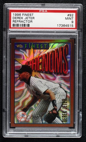 Derek Jeter [Refractor] #92 1996 Finest card