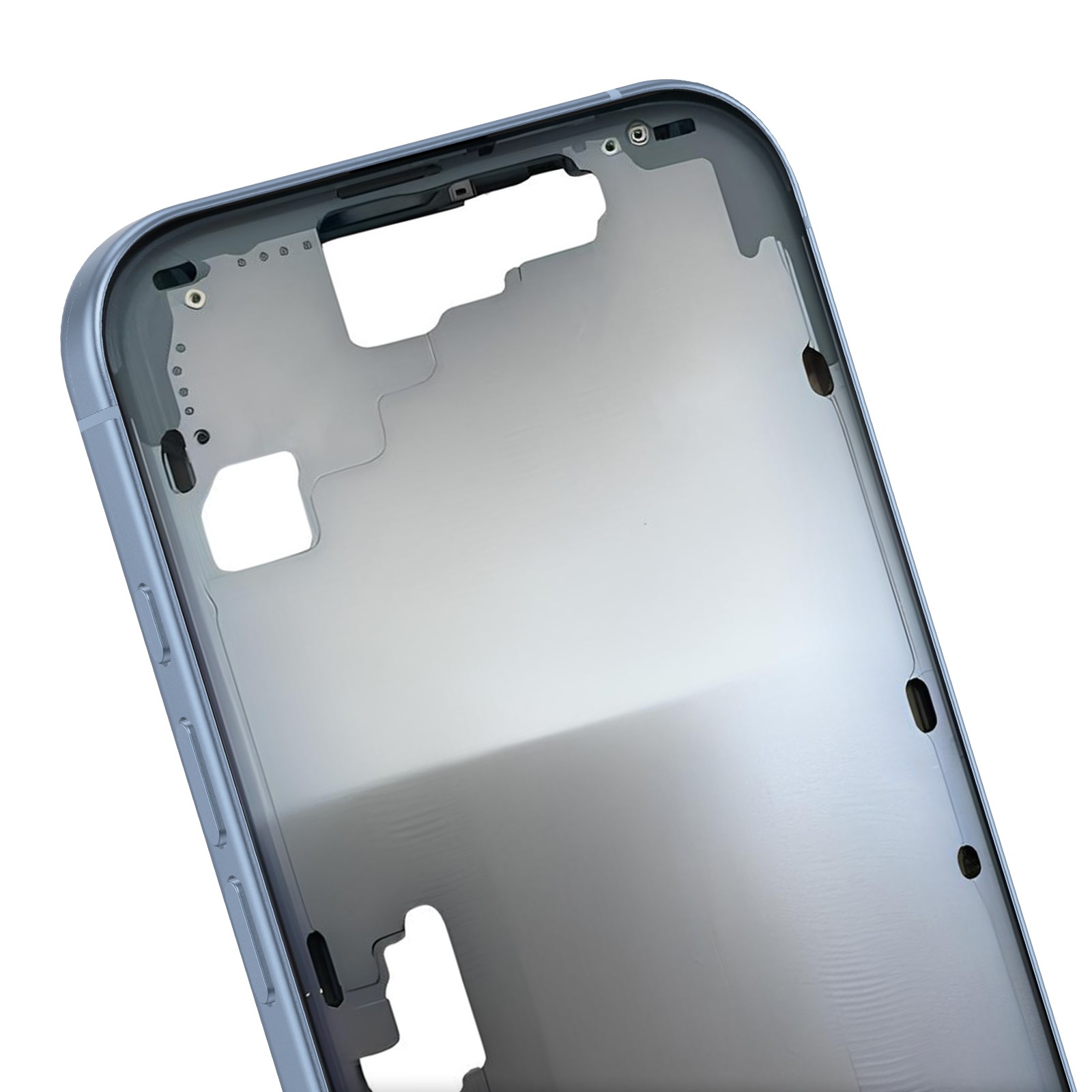 Coque iPhone 17 caloduc intégré bleu pâle Clappio rigide