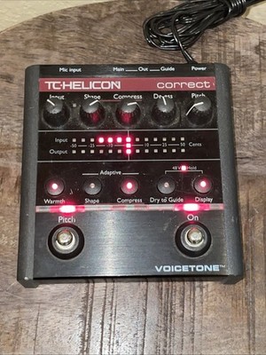 TC Helicon VoiceTone Correct With AC Cord