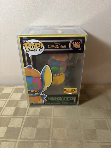 Funko Pop! Vinyl: Disney - Pumpkin Stitch (BL) - Hot Topic Exclusive #1498