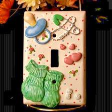 Baby Items Switch Plate Cover Baby's Room Nursery Decor