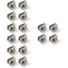 16 PCs präsentieren Türscharnier Edelstahlscharnierschrank Scharnierersatz