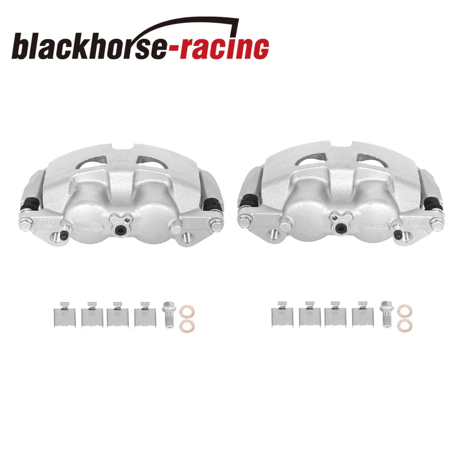 Комплект из 2 передних тормозных суппортов с кронштейнами для 2012-2020 Ford F-150 2,7 л 3,5 л 5,0 л - Изображение 2 из 4