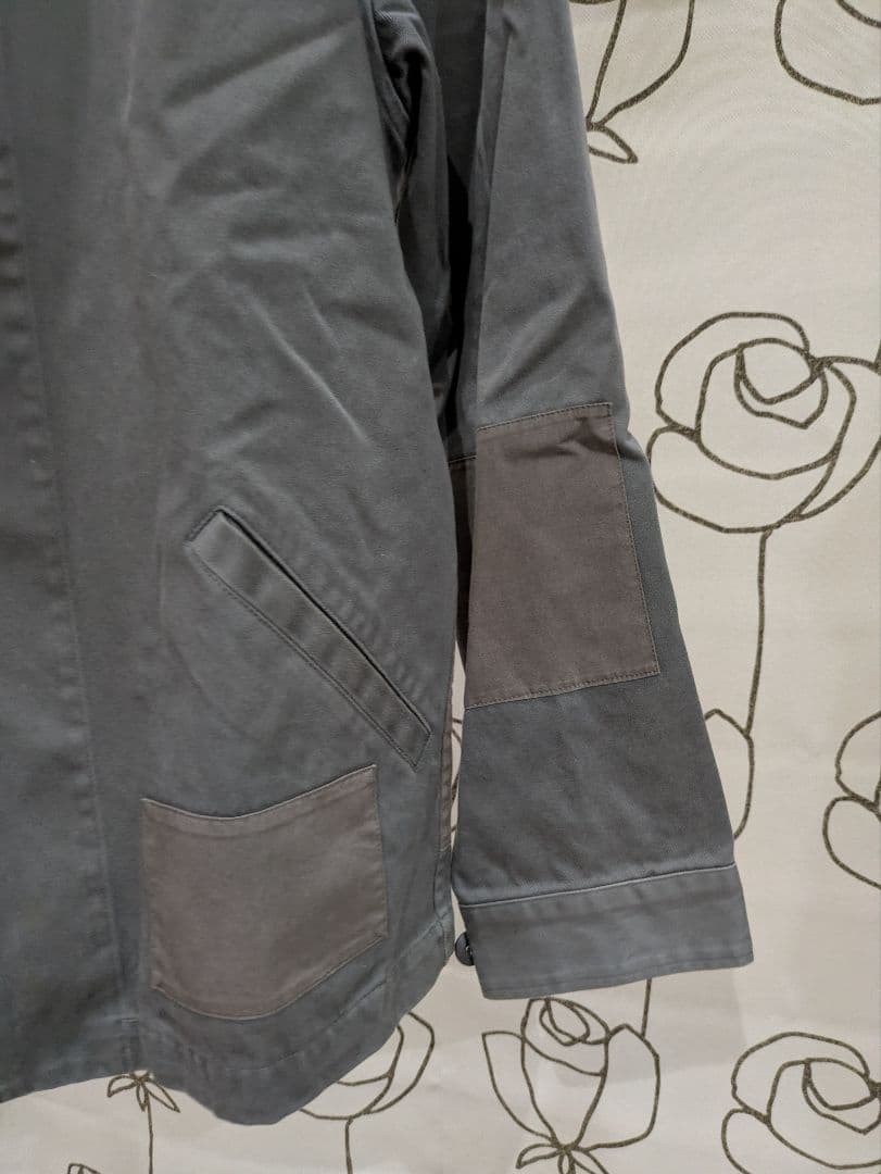 UNDERCOVER Patchwork Jacket Gray M Zip Spring War… - image 6