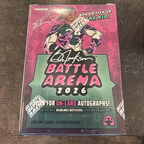 2026 Bo Jackson Battle Arena Ken Griffey Jr The Kid Blaster Box Factory Sealed