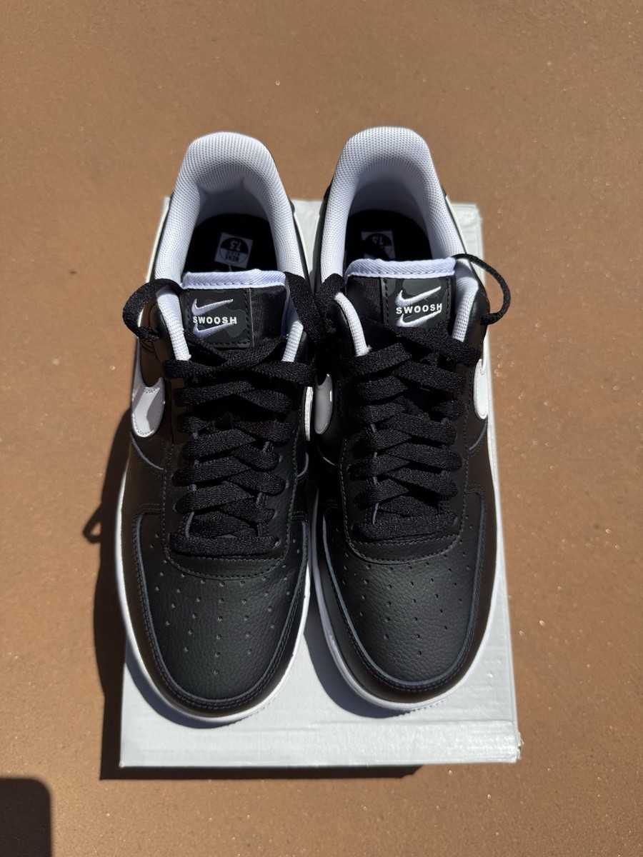 Nike Air Force 1 '07 LV8 Double Swoosh - Black White Mens