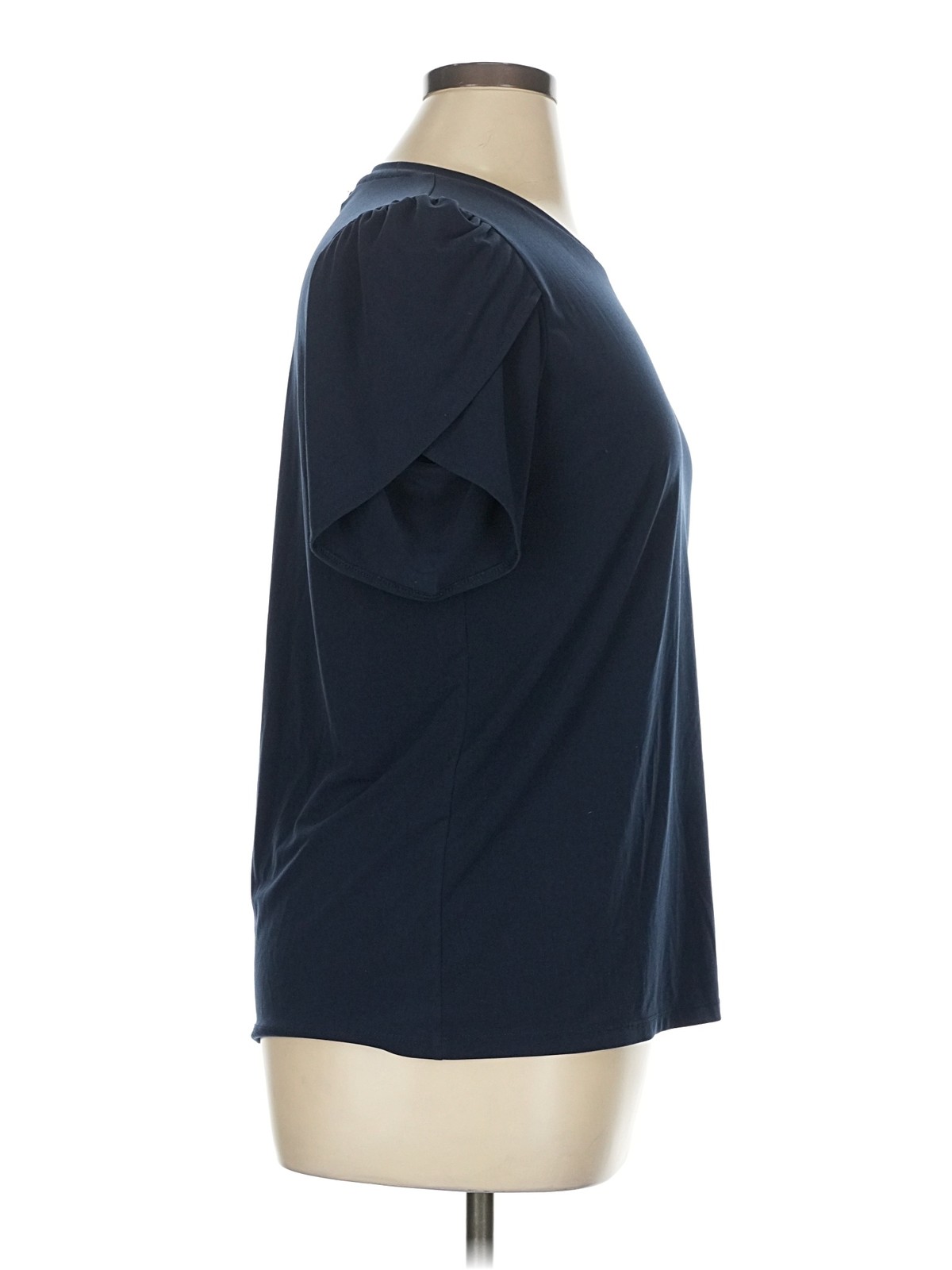 MICHAEL Michael Kors Women Blue Short Sleeve Top XL thumbnail 3