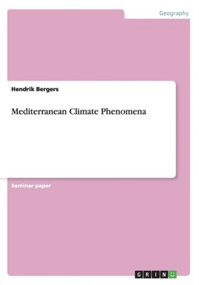 Bergers - Mediterranean Climate Phenomena - paperback or softback - G555z