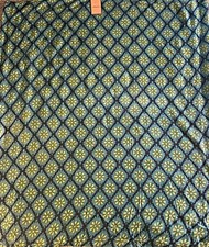 NWT G.H. Bass  Co. Women  s Teal Green Geometric Woven Viscose Circular Scarf