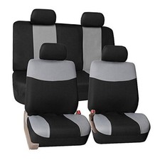 Universal Fit Full Set Modern Flat Cloth Automotive Seat Covers fits most